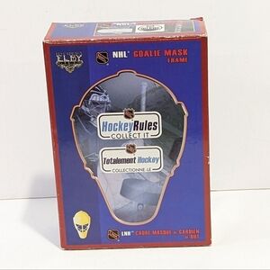 NHL Edmonton Oilers goalie mask frame